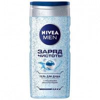 Гель для душа энергия чистоты 250мл Nivea муж, 250 мл