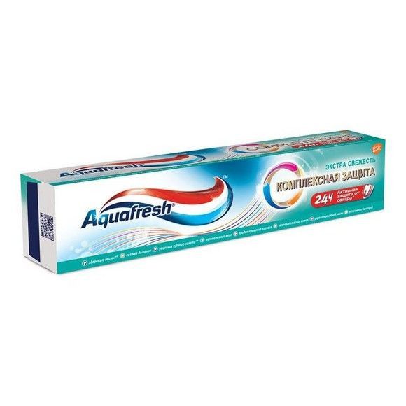 Зубная паста Aquafresh «Комплексная защита. Экстра свежесть», 100 мл