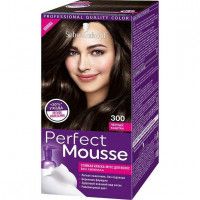 Краска для волос Perfect mousse 300 черный каштан