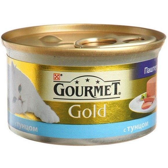 Влажный корм для кошек Gourmet gold паштет тунец, 85 г