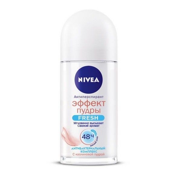 Антиперспирант NIVEA Fresh «Эффект пудры», шариковый, 50 мл