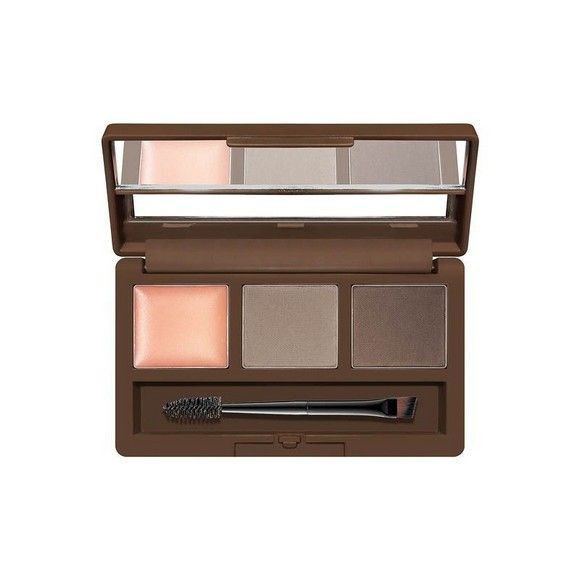 Набор для бровей Divage Eyebrow Styling Kit, с воском, тон 02, 6г