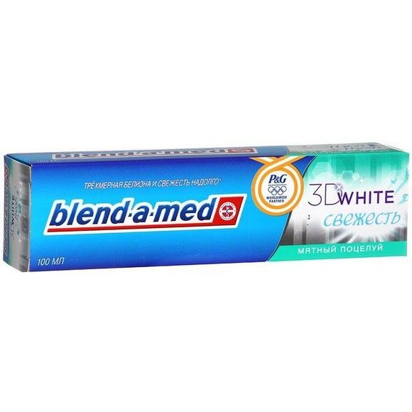 Зубная паста Blend-a-med 3d white мята отбеливание, 100 г