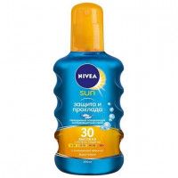 Солнцезащитный спрей Nivea SPF 30, 200 мл
