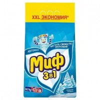 Порошок стиральный Миф автомат морозная свежесть, 6.0 кг