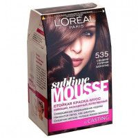 Краска для волос Loreal Sublime mouse 535 сладкий горячий шоколад