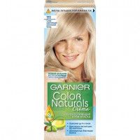 Стойкая питательная крем-краска для волос Garnier «Color Naturals», оттенок 111, Платиновый блонд