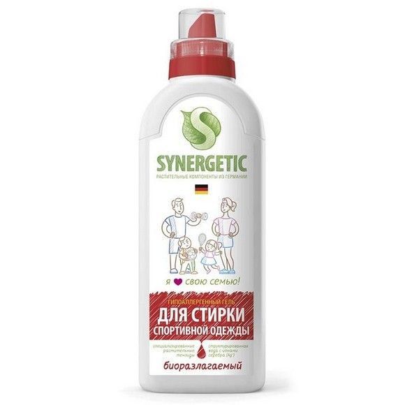 Средство для стирки Synergetic, 1.0 л