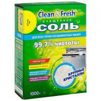 Соль для пмм Clean & fresh без запаха, 1.0 л