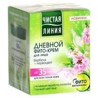 Фито-крем для лица Чистая линия тонизирующий/питательный, 45 г, 35+,
