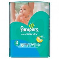Подгузники Pampers Active baby, 3, 15 шт