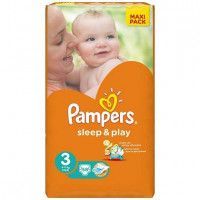 Подгузники Pampers Sleep & play, 3, 58 шт