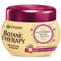 Маска для волос Botanic Therapy «Касторовое масло и миндаль» для ослабленных волос, склонных к выпаданию, 300 мл