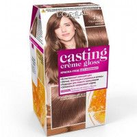 Стойкая краска-уход для волос L'Oreal Paris «Casting Creme Gloss» без аммиака, оттенок 780, Ореховый Мокко