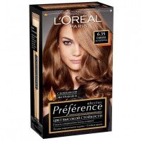 Стойкая краска для волос L'Oreal Paris «Preference», оттенок 6.35, Гавана