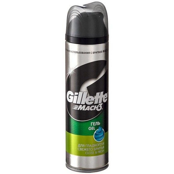 Гель для бритья Gillette Mach3 мужской, 200 г
