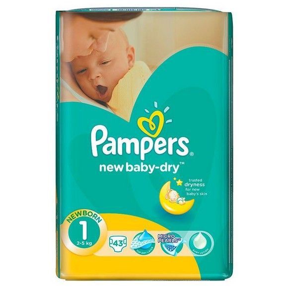 Подгузники Pampers Active baby, 1, 43 шт