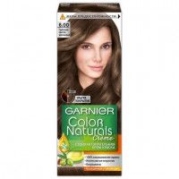 Стойкая питательная крем-краска для волос Garnier «Color Naturals», оттенок 6.00, Глубокий светло-каштановый