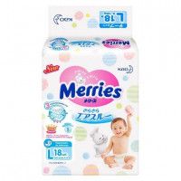 Подгузники Merries L 9-14 кг, 18 шт