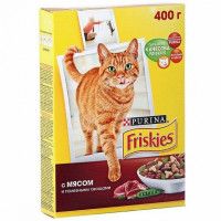Сухой корм для кошек Friskies мясо/овощи, 400 г