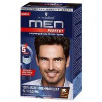 Краска для волос Men perfect 80 черно-каштановый