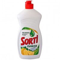 Средство для мытья посуды Sorti лимон, 500 мл