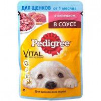 Влажный корм для собак Pedigree ягненок, 85 г