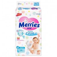 Подгузники Merries l, 54 шт