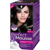 Краска для волос Perfect mousse 200 черный