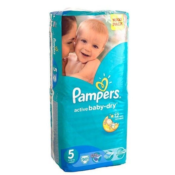 Подгузники Pampers Active baby, 5, 50 шт