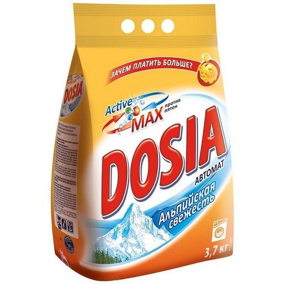 Стиральный порошок Dosia автомат альпийская свежесть, 3.7 кг