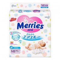 Подгузники Merries nb, 90 шт