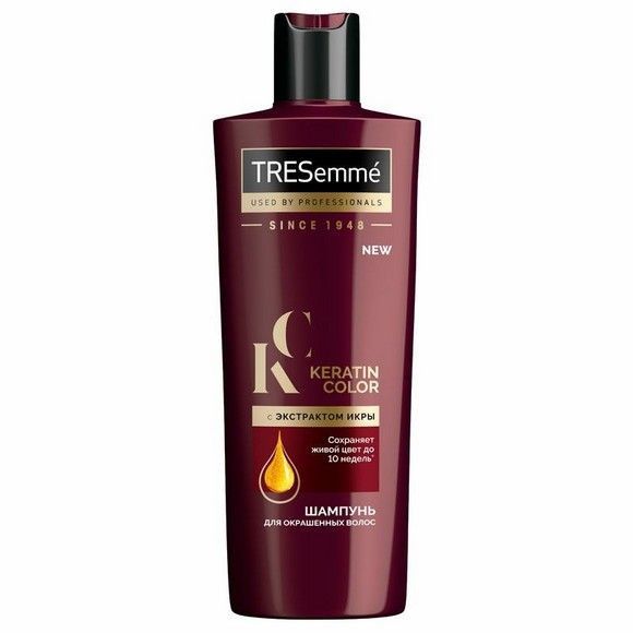 Tresemme Шампунь 34106593 Для окрашенных волос Keratin Color 400мл пластиковая бутылка (Юнилевер Русь) :10