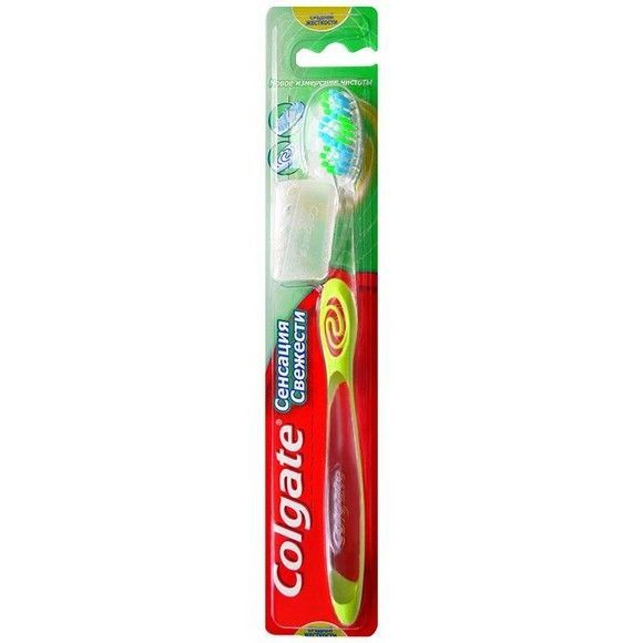 Зубная щетка Colgate Сенсация свежести средней жесткости