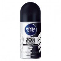 Дезодорант-антиперспирант Nivea Men шариковый «Невидимый для черного и белого», 50 мл