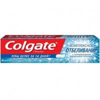Зубная паста Colgate Комплексное отбеливание фтор отбеливание, 153 г