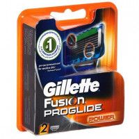 Кассета для станка Gillette Fusion Proglide Power, 2 шт