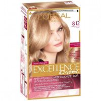 Стойкая крем-краска для волос L'Oreal Paris «Excellence», оттенок 8.12, Мистический блонд