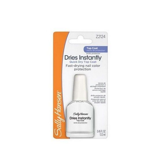Быстросохнущее верхнее покрытие квик драй топ коат Sally hansen верхнее покрытие лака, 13 мл