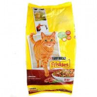 Сухой корм для кошек Friskies мясо/овощи, 2.0 кг