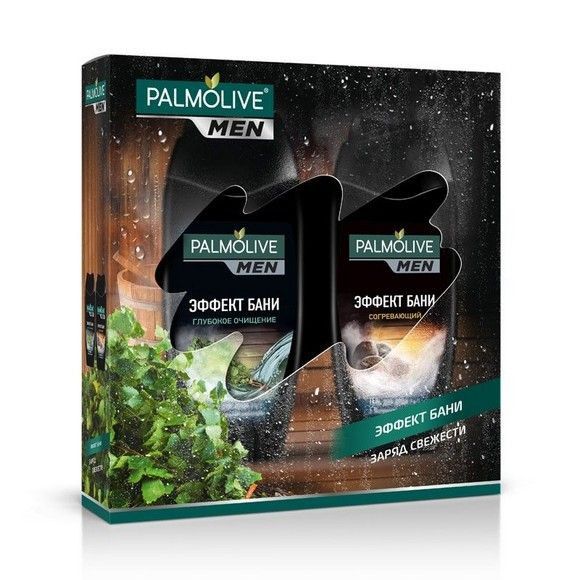 PALMOLIVE Эффект Бани Подарочный набор RU00626A муж 500мл картонная упаковка :6