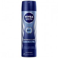 Дезодорант-спрей спрей мужской Nivea экстремальная свежесть, 150 мл