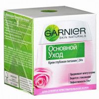 Крем для лица Garnier Основной уход питательный, 50 г универсальный