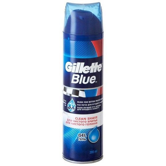 Гель для бритья Gillette Blue Clean Shave, 200 г