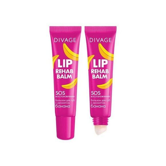 Бальзам для губ Divage Lip Rehab Balm «Банан», 12мл