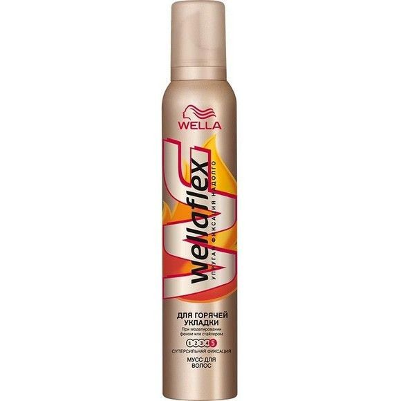 Лак для волос Wellaflex «Для горячей укладки» суперсильной фиксации, 250 мл