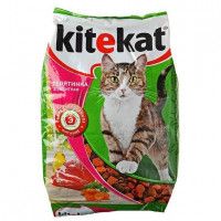 Сухой корм для кошек Kitekat телятина, 1.9 кг