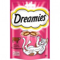 Лакомство для кошек Dreamies говядина, 30 г