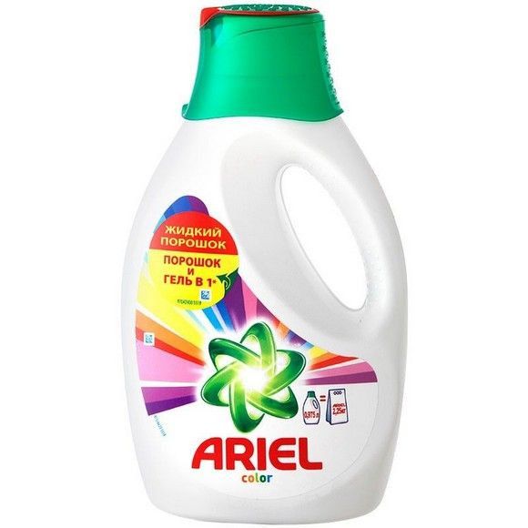 Жидкое средство для стирки Ariel для цветного для любых видов ткани, 975 мл