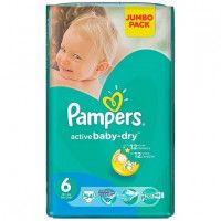 Подгузники Pampers Active baby, 6, 54 шт